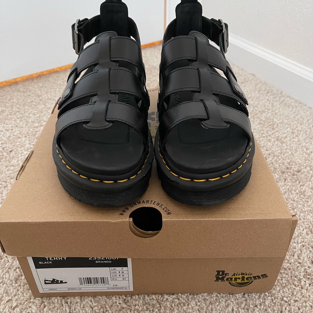Dr. Martens Black Sandals